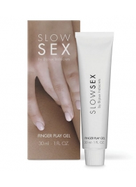 Гель для мастурбации с ароматом кокоса Slow Sex Finger Play Gel - 30 мл. - Bijoux Indiscrets - купить с доставкой в Коврове