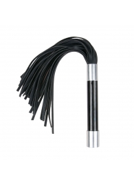 Черная плеть Easytoys Flogger With Metal Grip - 38 см. - Easy toys - купить с доставкой в Коврове