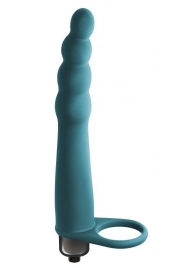 Зеленая вибронасадка для двойного проникновения Bramble - 16,5 см. - Lola Games - купить с доставкой в Коврове