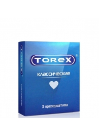 Гладкие презервативы Torex  Классические  - 3 шт. - Torex - купить с доставкой в Коврове