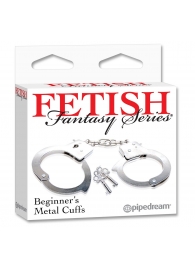 Металлические наручники Beginner s Metal Cuffs - Pipedream - купить с доставкой в Коврове