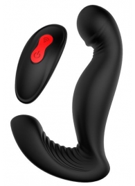 Черный вибромассажер простаты SWIRLING P-PLEASER - Dream Toys - в Коврове купить с доставкой
