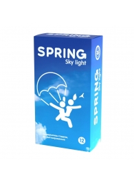 Ультратонкие презервативы SPRING SKY LIGHT - 12 шт. - SPRING - купить с доставкой в Коврове