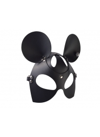 Черная кожаная маска  Мышка - Sitabella - купить с доставкой в Коврове