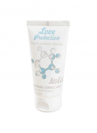 Увлажняющий лубрикант на водной основе Love Protection - 50 мл. - Lola Games - купить с доставкой в Коврове