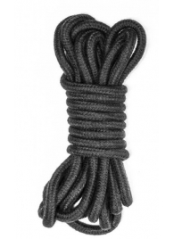 Черная веревка Do Not Disturb - 5 м. - Lola Games - купить с доставкой в Коврове