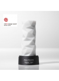 Белый 3D мастурбатор POLYGON - Tenga - в Коврове купить с доставкой