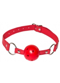 Красный кляп-шарик Firecracker - Lola Games - купить с доставкой в Коврове