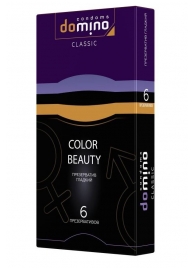 Разноцветные презервативы DOMINO Colour Beauty - 6 шт. - Domino - купить с доставкой в Коврове