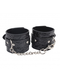 Черные наручники Be good Wrist Cuffs - Chisa - купить с доставкой в Коврове