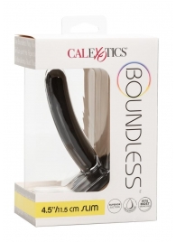 Черный анальный стимулятор Boundless 4.5” Slim Probe - 11,5 см. - California Exotic Novelties - купить с доставкой в Коврове