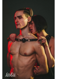 Черный кляп Love Addict на замочке - Lola Games - купить с доставкой в Коврове