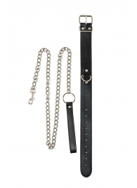 Черный ошейник с поводком Wild - Lola Games - купить с доставкой в Коврове