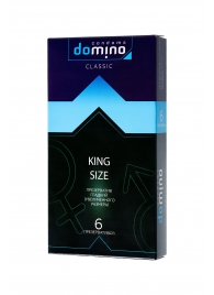 Презервативы увеличенного размера DOMINO Classic King size - 6 шт. - Domino - купить с доставкой в Коврове