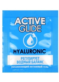 Лубрикант на водной основе Active Glide с гиалуроновой кислотой - 3 гр. - Биоритм - купить с доставкой в Коврове