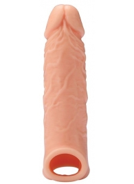 Телесная насадка EXTENDER WITH BALL STRAP 6.5 - 17 см. - Dream Toys - в Коврове купить с доставкой