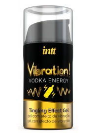 Жидкий интимный гель с эффектом вибрации Vibration! Vodka Energy - 15 мл. - INTT - купить с доставкой в Коврове