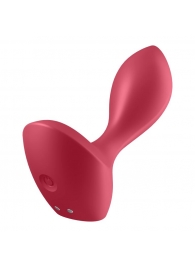 Красный вибромассажёр простаты Satisfyer Backdoor Lover - 14 см. - Satisfyer - в Коврове купить с доставкой