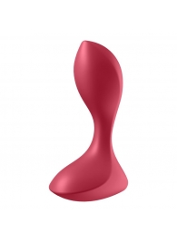 Красный вибромассажёр простаты Satisfyer Backdoor Lover - 14 см. - Satisfyer - в Коврове купить с доставкой