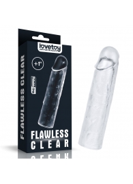 Прозрачная насадка-удлинитель Flawless Clear Penis Sleeve Add 1 - 15,5 см. - Lovetoy - в Коврове купить с доставкой