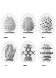 Набор из 6 мастурбаторов Tenga EGG IV с различным рельефом - Tenga - в Коврове купить с доставкой