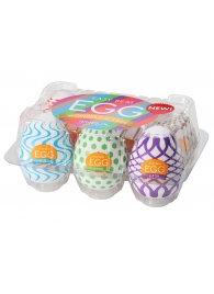 Набор из 6 мастурбаторов Tenga EGG IV с различным рельефом - Tenga - в Коврове купить с доставкой