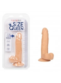 Телесный фаллоимитатор Size Queen 6  - 20,25 см. - California Exotic Novelties