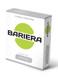 Ультратонкие презервативы Bariera Ultra Thin - 3 шт. - Bariera - купить с доставкой в Коврове