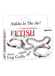 Металлические наручники Metal Leg Cuffs - Pipedream - купить с доставкой в Коврове