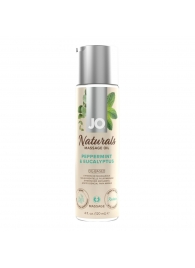 Массажное масло с ароматом перечной мяты и эвкалипта JO Naturals Peppermint   Eucalyptus - 120 мл. - System JO - купить с доставкой в Коврове