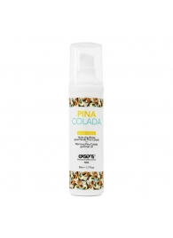 Разогревающее массажное масло с ароматом пина колада Gourmet Pina Colada - 50 мл. - Exsens - купить с доставкой в Коврове