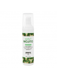 Разогревающее массажное масло с ароматом мохито Gourmet Mint Mojito - 50 мл. - Exsens - купить с доставкой в Коврове