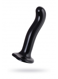 Черный стимулятор для пар P G-Spot Dildo Size M - 18 см. - Strap-on-me - в Коврове купить с доставкой