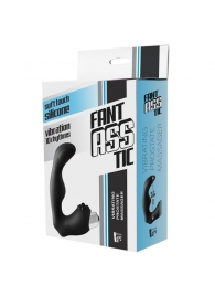 Черный вибромассажер простаты FantASStic Vibrating Prostate Massager - 11,3 см. - Dream Toys - в Коврове купить с доставкой