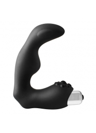 Черный вибромассажер простаты FantASStic Vibrating Prostate Massager - 11,3 см. - Dream Toys - в Коврове купить с доставкой