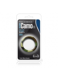 Эрекционное кольцо камуфляжной расцветки Silicone Camo Cock Ring - Blush Novelties - в Коврове купить с доставкой