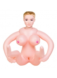 Надувная секс-кукла с реалистичной головой и поднятыми ножками - ToyFa - в Коврове купить с доставкой