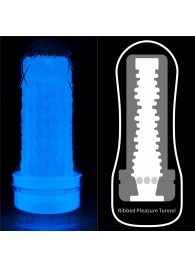 Светящийся в темноте мастурбатор Lumino Play Masturbator Ribbed - Lovetoy - в Коврове купить с доставкой