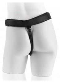 Страпон с телесной насадкой 7  Uncut with Strap on Harness - 18 см. - Pipedream - купить с доставкой в Коврове