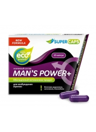 Возбуждающее средство для мужчин Mans Power plus - 10 капсул (0,35 гр.) +1 в подарок - SuperCaps - купить с доставкой в Коврове