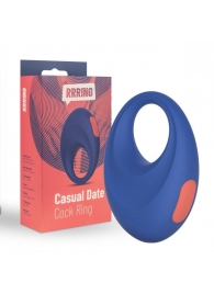 Синее эрекционное кольцо RRRING Casual Date Cock Ring - FeelzToys - в Коврове купить с доставкой