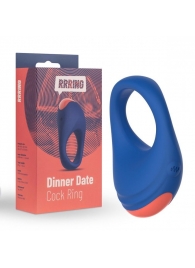 Синее эрекционное кольцо RRRING Dinner Date Cock Ring - FeelzToys - в Коврове купить с доставкой