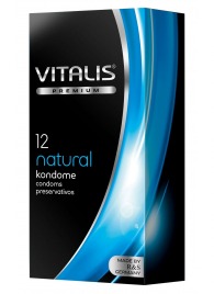 Классические презервативы VITALIS PREMIUM natural - 12 шт. - Vitalis - купить с доставкой в Коврове