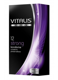 Презервативы с утолщённой стенкой VITALIS PREMIUM strong - 12 шт. - Vitalis - купить с доставкой в Коврове