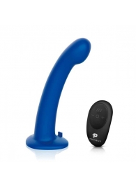 Синяя насадка Remote Control P-Spot G-Spot с черными трусиками - 20 см. - Pegasus - купить с доставкой в Коврове