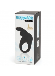 Черное эрекционное виброкольцо Happy Rabbit Rechargeable Rabbit Cock Ring - Happy Rabbit - в Коврове купить с доставкой