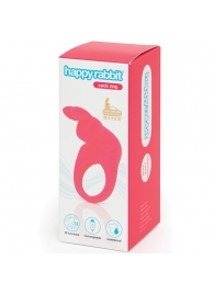 Розовое эрекционное виброкольцо Happy Rabbit Rechargeable Rabbit Cock Ring - Happy Rabbit - в Коврове купить с доставкой