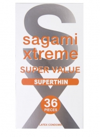 Ультратонкие презервативы Sagami Xtreme Superthin - 36 шт. - Sagami - купить с доставкой в Коврове