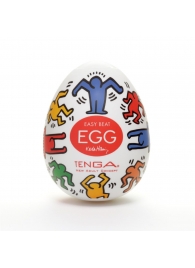 Мастурбатор-яйцо Keith Haring EGG DANCE - Tenga - в Коврове купить с доставкой