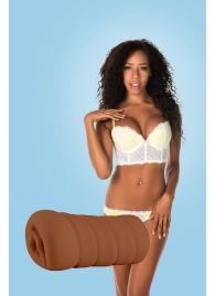 Коричневый мастурбатор-вагина BRIANNA - Dream Toys - в Коврове купить с доставкой